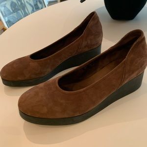 Arche suede platform heels